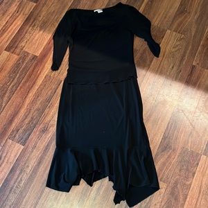 Woman’s matching skirt and top